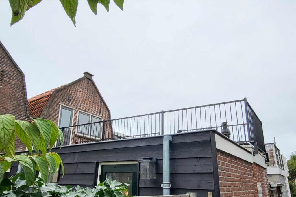 Low Budget hekwerk voor een dakterras